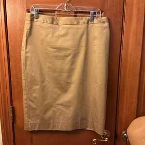 Charter Club Tan Pencil Skirt